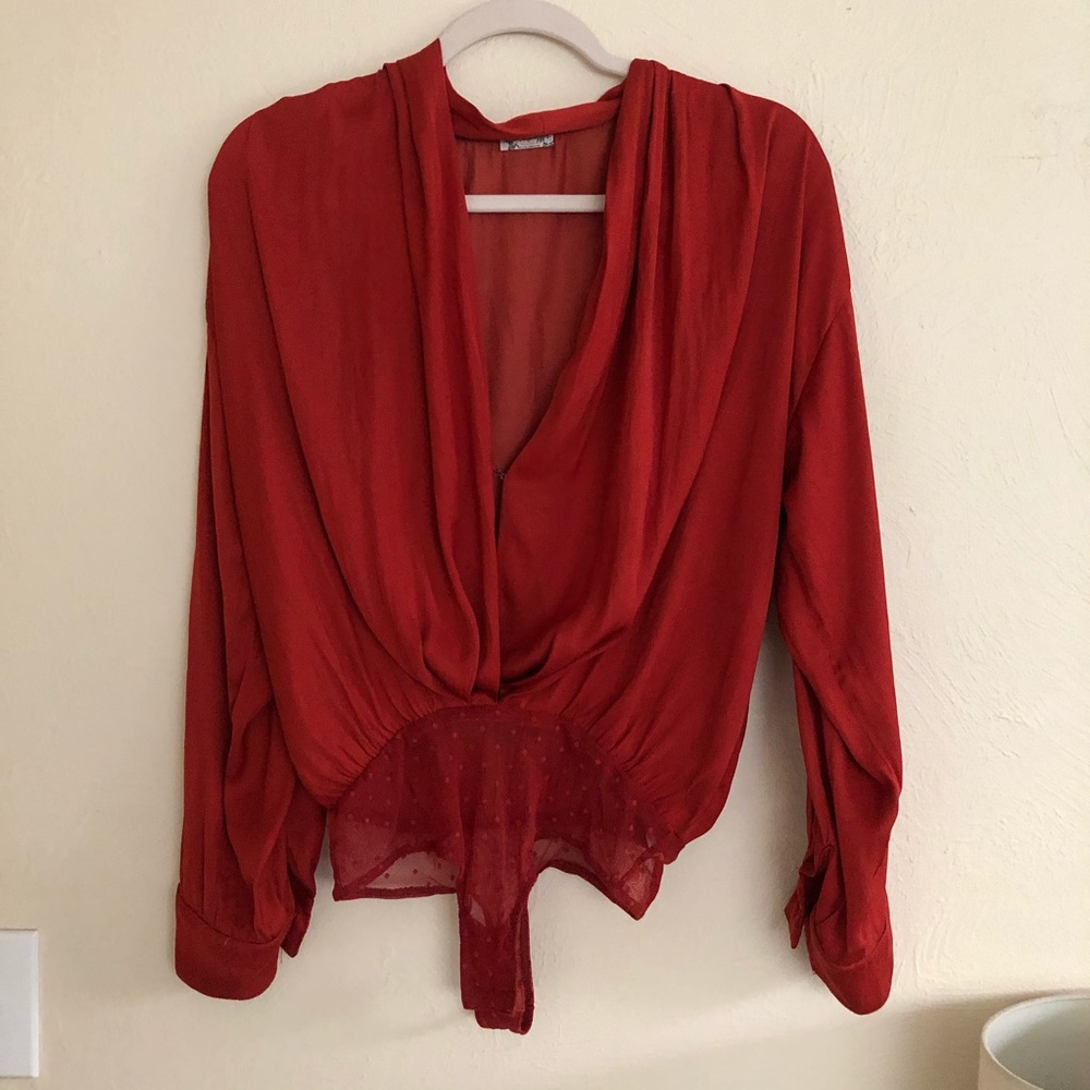 Free People shirt/bodysuit size small